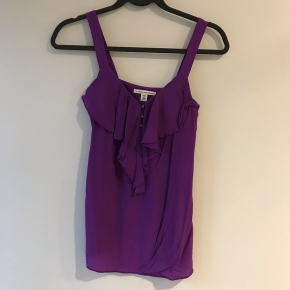 Banana Republic Purple Silk Top - Picture 2 of 2